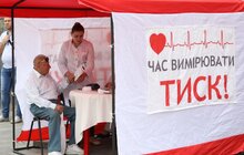 Фото 4: У Львові стартувала акція з вимірювання артеріального тиску