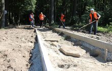 Фото 11: У Львові тривають роботи із реконструкції лісопарку «Білогорща»