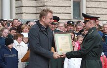 Фото 10: В День захисника України першокурсники ліцею ім. Героїв Крут склали «Урочисту Клятву»