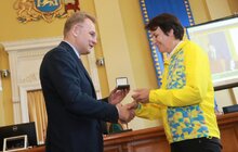 Фото 11: Мер Львова відзначив спортсменів Міжнародних змагань Invictus Games Toronto 2017 («Ігри Нескорених»)