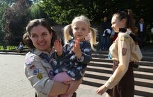 Фото 5: На площі перед пам’ятником Іванові Франкові у Львові відбулось урочисте відкриття Пластового року