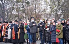 Фото 7: У Львові з нагоди Дня Гідності та Свободи організували мистецьку акцію