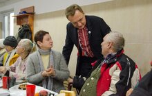 Фото 8: У притулку для бездомних з нагоди Різдва римо-католицька громада організувала святкову вігілію