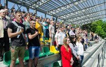 Фото 3: Сьогодні на «Юності» відбувся перший матч після реконструкції стадіону