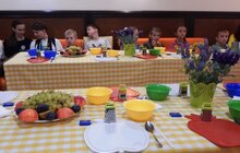 Фото 1: З нагоди Дня Батька, діти з потребуючих і сімей учасників АТО вчились мистецтву кулінарії