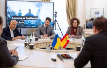 Фото 1: У День іспанської нації пані Посол Іспанії відвідала Львів: про що говорили у міській раді