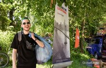 Фото 2: З допомогою унікального додатку EcoHike львів’яни очистили зелену зону Цитадель