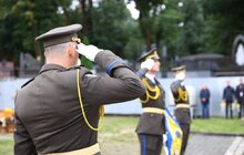 Фото 4: Учасники ІХ Всеукраїнського форуму місцевого самоврядування у Львові вшанували пам’ять полеглих захисників України
