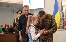 Фото 8: У мерії Львова 30 львів’ян посмертно нагородили «Почесним знаком Святого Юрія» за оборону Незалежності України (фото) 