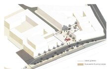 Фото 3: Біля палацу культури імені Г. Хоткевича планують створити громадський простір, що поєднуватиме площу, дворик та частину вулиці