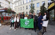Фото 2: 41 нове дерево висаджують у центральній частині Львова: завдяки спонсорам зможуть закупити 50 дронів