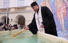 Фото 4: Водохреща у Львові: на площі Ринок священики різних конфесій освятили воду (фото/відео)