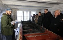 Фото 1: Місце останнього бою: реставратори у Львові консервують унікальні сходи з музею Шухевича (відео)