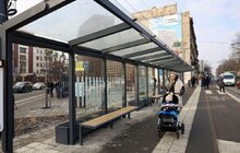 Фото 17: На перетині вулиць Бандери - Чупринки облаштували комфортну зону очікування громадського транспорту (фото/відео)