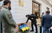 Фото 7: У Львові відкрили меморіальну таблицю Джохару Дудаєву — лідеру боротьби за незалежність Ічкерії (фото/відео)