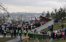 Фото 6: З нагоди Дня пам'яті Героїв Небесної Сотні у Львові підняли прапор Андрія Дигдаловича, який загинув на Майдані (відео)