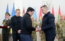 Фото 14: До Дня міста у Львові 35 захисників посмертно нагородили «Почесним знаком святого Юрія» (фото)