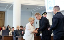 Фото 18: До Дня міста у Львові 35 захисників посмертно нагородили «Почесним знаком святого Юрія» (фото)