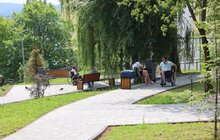 Фото 21: Як у Львові облаштовують безбар’єрний маршрут, який змінить тротуари, зупинки, парки та навіть автобуси (відео)