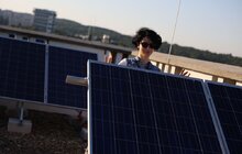 Фото 3: Сонячна електростанція на даху багатоповерхівки: ОСББ у Львові провело особливу екскурсію