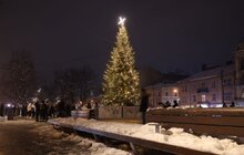 Фото 6: У Львові засвітили головну ялинку міста (відео)