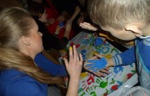 Фото 3: До Дня св. Миколая для дітей учасників АТО соціальні фахівці провели захід «Тепло наших сердець»