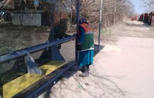 Фото 89: Комунальні служби дезінфікують місто: миють вулиці, тротуари, зупинки транспорту, сходові клітки будинків