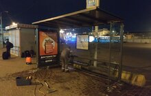 Фото 23: Комунальні служби дезінфікують місто: миють вулиці, тротуари, зупинки транспорту, сходові клітки будинків