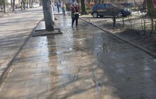 Фото 68: Комунальні служби дезінфікують місто: миють вулиці, тротуари, зупинки транспорту, сходові клітки будинків