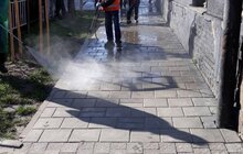 Фото 5: Комунальні служби Львова продовжують дезінфекцію міста