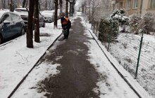Фото 43: Впродовж дня снігоприбиральна техніка працюватиме в робочому режимі