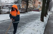 Фото 44: Впродовж дня снігоприбиральна техніка працюватиме в робочому режимі