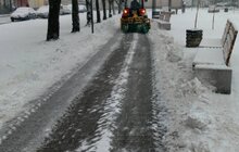 Фото 65: Впродовж дня снігоприбиральна техніка працюватиме в робочому режимі