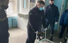 Фото 5: Студенти Університету безпеки життєдіяльності долучились до робіт з облаштування додаткових ліжкомісць в приміщеннях на вул. Мазепи