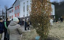 Фото 1: У Винниках облаштовують сквер пам'яті новітніх Героїв: тут висадили перші клени та граби