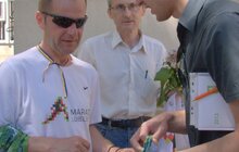 Фото 3: До Львова прибув марафонець з Любліна 