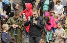 Фото 6: У Львові на пл Ринок триває «Поливаний понеділок»