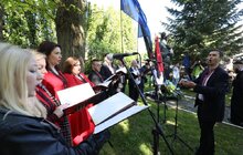 Фото 12: У Зашкові вшанували пам’ять Євгена Коновальця