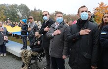 Фото 7: На Меморіалі пам’яті Героїв Небесної Сотні відбулось урочисте підняття Прапора України