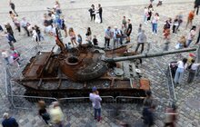 Фото 1: Виставка зруйнованої російської техніки стоятиме у центрі Львова до кінця літа