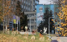 Фото 2: У Львові біля лікарні швидкої медичної допомоги висадили «Сад Здоров’я»