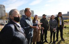Фото 8: У Львові біля лікарні швидкої медичної допомоги висадили «Сад Здоров’я»