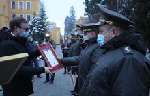 Фото 1: Мерія привітала військовослужбовців з Днем Збройних сил України