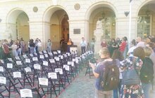 Фото 4: На пл. Ринок відбулась мистецька акція на підтримку Олега Сенцова та політв’язнів Кремля