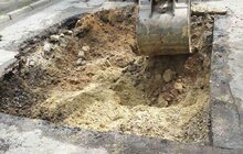 Фото 4: На вулиці Копистинського Львівводоканал замінив частину 100-літнього колектора (відео)