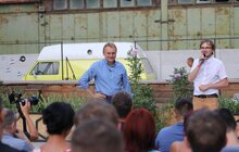 Фото 4: Мер Львова у Херсоні взяв участь у дискусії із серії Urban Talks