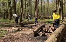 Фото 1: І прибрали, і гарно провели час: вимушено переміщені українці долучились до загальноміської толоки у Львові