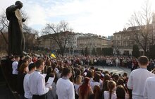 Фото 8: У Львові відзначили 211-ту річницю від дня народження Тараса Шевченка