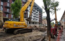 Фото 29: Ремонт вул. Замарстинівської: триває монтаж трамвайних рейок, облаштування хідників, заміна колектора