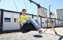 Фото 5: Відкриття третього модульного містечка для переселенців — у світлинах